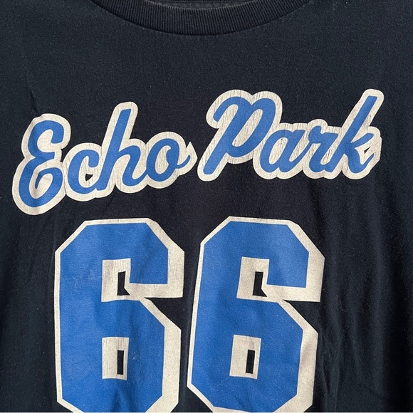 Vans Off The Wall Echo Park Blue Graphic T-Shirt-Men’s Size Large - Picture 4 of 8